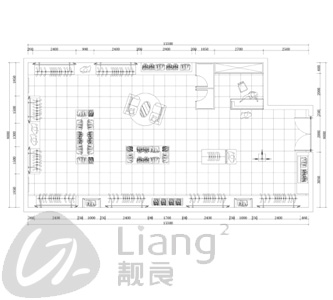 公司男装厅房